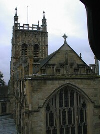 View of abbey from our room